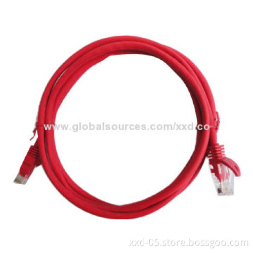 Network RJ45 UTP Cat6 Patch Cable, Past Fluke Test, RoHS, PVC, 2m, 24AWG Copper Twisted PairNew